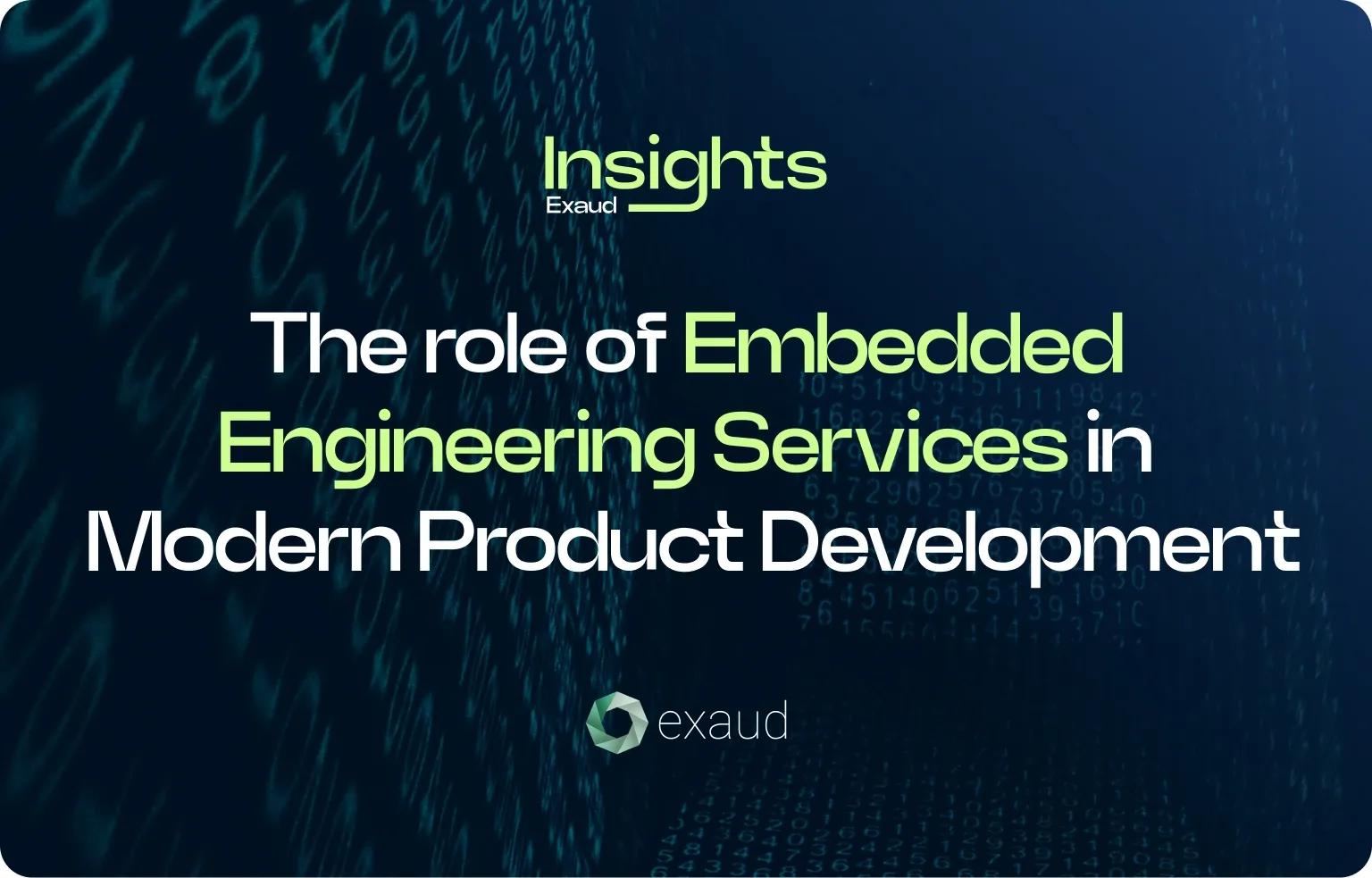 Embedded Engineering Services in Modern Product Development