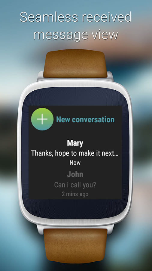 TypeIt Wear Sms Smartwatch App With Chat History