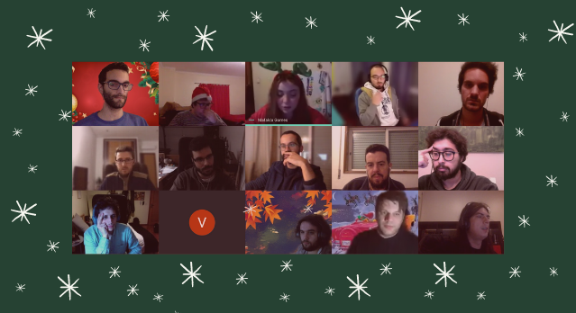2020 has been an odd year which means going creative when it's time to party. Our team safely celebrated the Holidays via Google Hangouts!